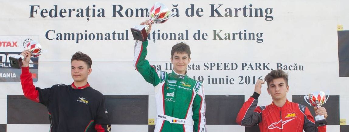 Piteșteanul Daniel Vasile, campion național de seniori la karting