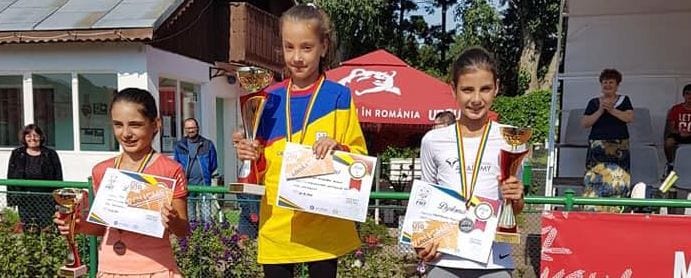 Tenis de câmp: Flavia Ogrezeanu, vicecampioană națională la Under 10