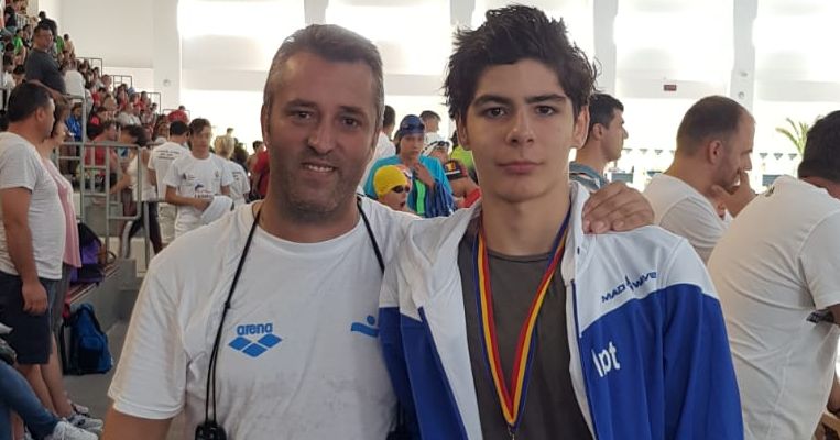 CS Dacia Mioveni, un argint prin Adrian Nae la naționalul de înot pentru cadeți