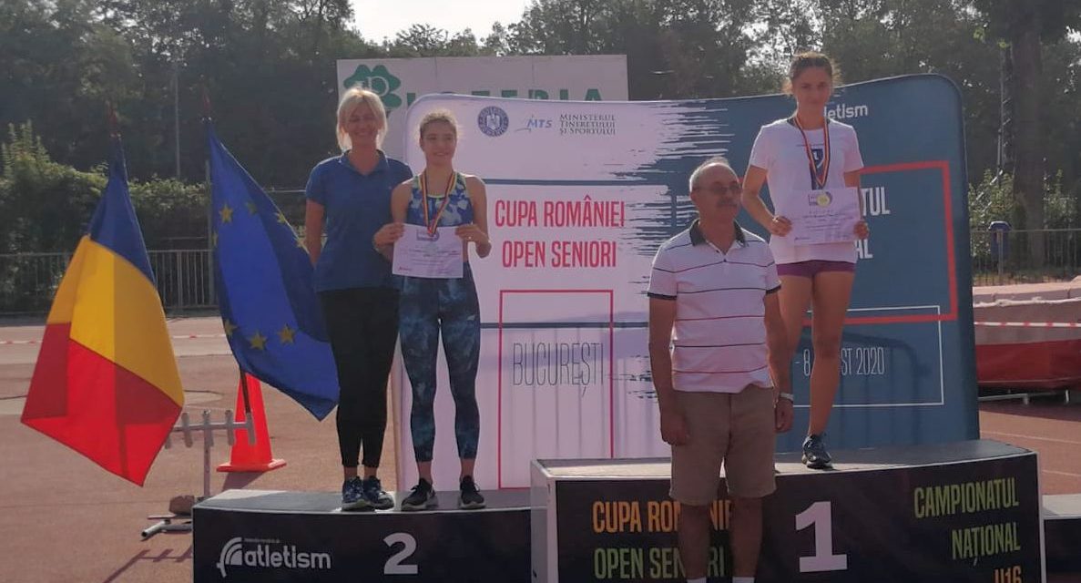 Alexandra Coman(LPS Viitorul Piteşti) , locul 1 la campionatul naţional de atletism rezervat juniorilor 3