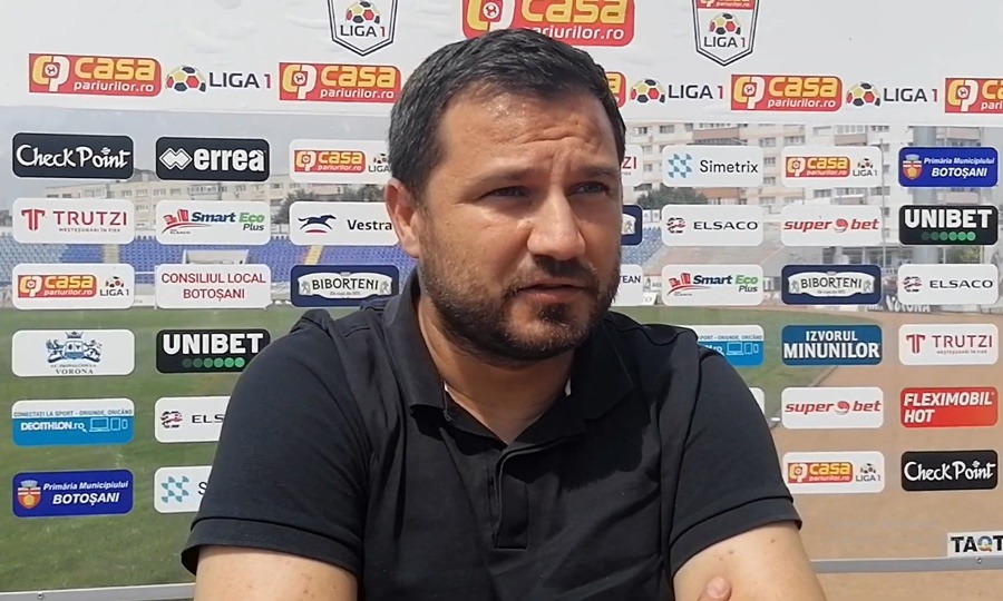 Marius Croitoru(FC Botoşani): ” Consider că suntem favoriţi în disputa cu FC Argeş ”