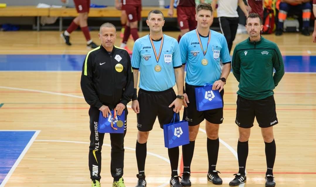 Piteşteanul Liviu Chiţa a condus finala Cupei României la futsal