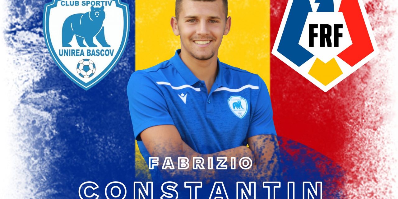 Fabrizio Constantin face parte din lotul naţionalei Under 18 pentru meciurile amicale cu Ungaria