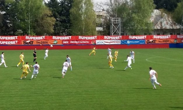 Rapid Bucureşti  – CS Mioveni, scor 1-1, în play-out-ul Ligii a II-a