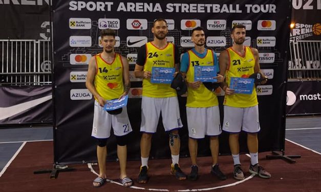 CSU Pitești, locul 2 la al doilea turneu Sport Arena Streetball la baschet 3×3