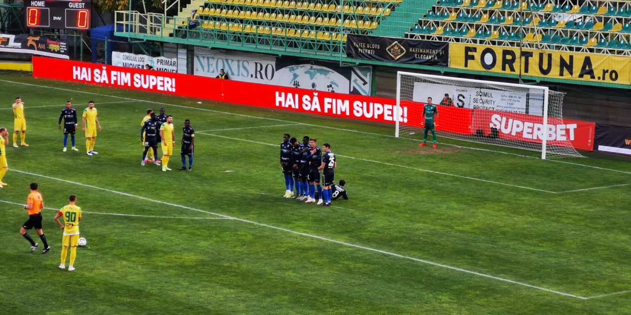 CS Mioveni a încheiat la egalitate cu FC Botoşani, scor 1-1