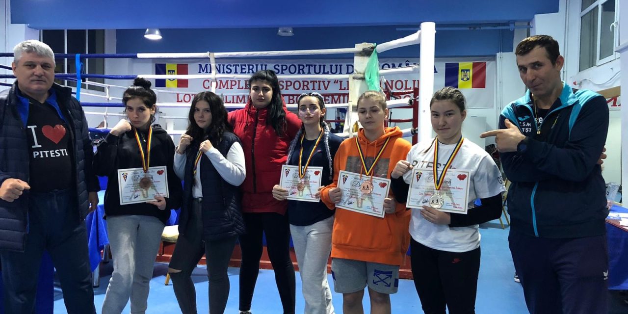 Box feminin | CSM Piteşti a obţinut 6 medalii la Cupa României