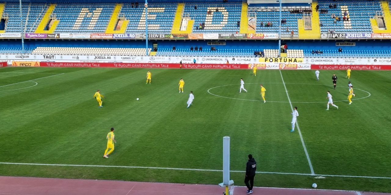 Gaz Metan Mediaş – CS Mioveni 1-2, în runda a patra din play-out