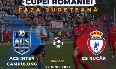 Finala Cupei României, faza judeţeană, se va juca pe stadionul Nicolae Dobrin