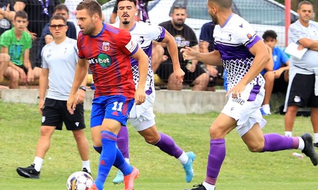 FC Argeş – CSA Steaua 0-1, într-un meci amical jucat la Valea Iaşiului
