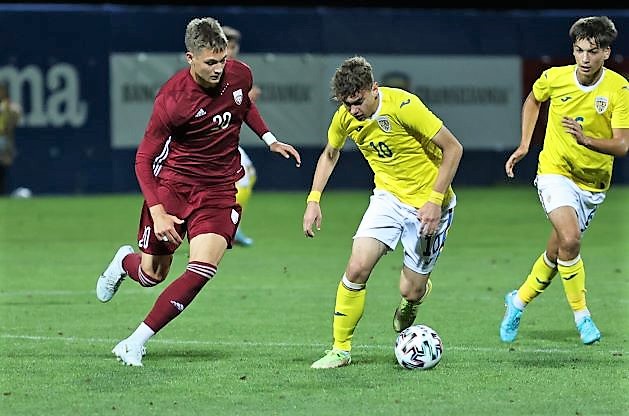 România U19, echipă antrenată de Alexandru Pelici, a terminat la egalitate cu Letonia, scor 0-0