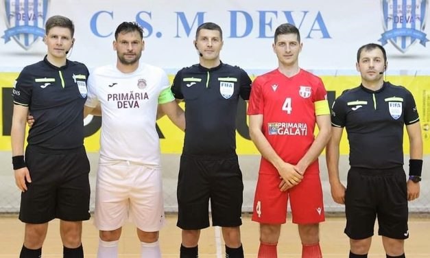 Liviu Chiţa a arbitrat finala Cupei României la fotbal în sală