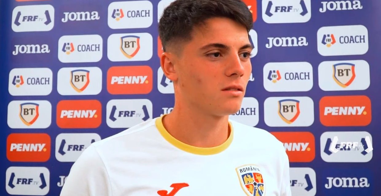 Mario Tudose, convocare în premieră la lotul naţional U21 al României