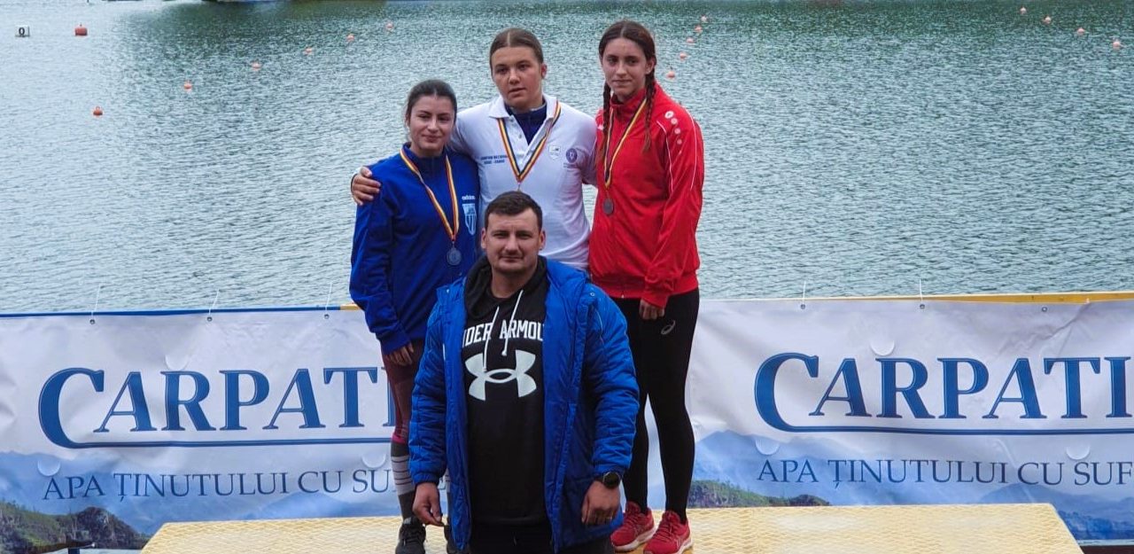 Alexandra Hafner, campioană naţională la canoe 1 pe distanţa de 5000 m