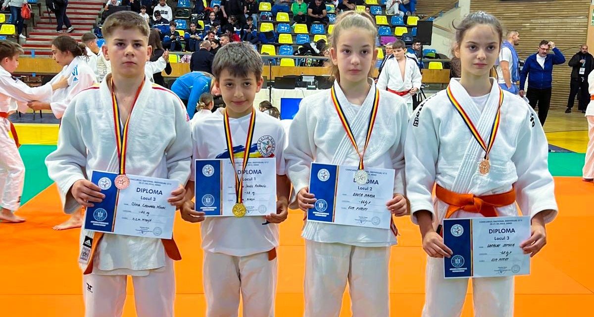 La Arad a avut loc o competiţie reuşită pentru micii judoka de la CSM Piteşti