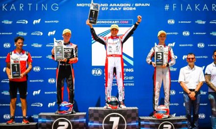 Piteșteanul Daniel Vasile a câștigat în premieră o cursă din campionatul european de karting