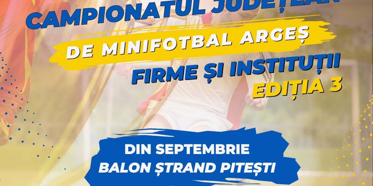 Înscrieri pentru campionatul de minifotbal al firmelor și instituțiilor publice