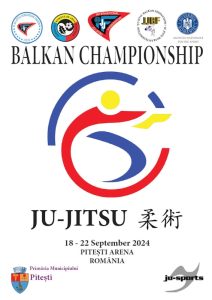 Afișul Campionatului Balcanic de Ju-Jitsu