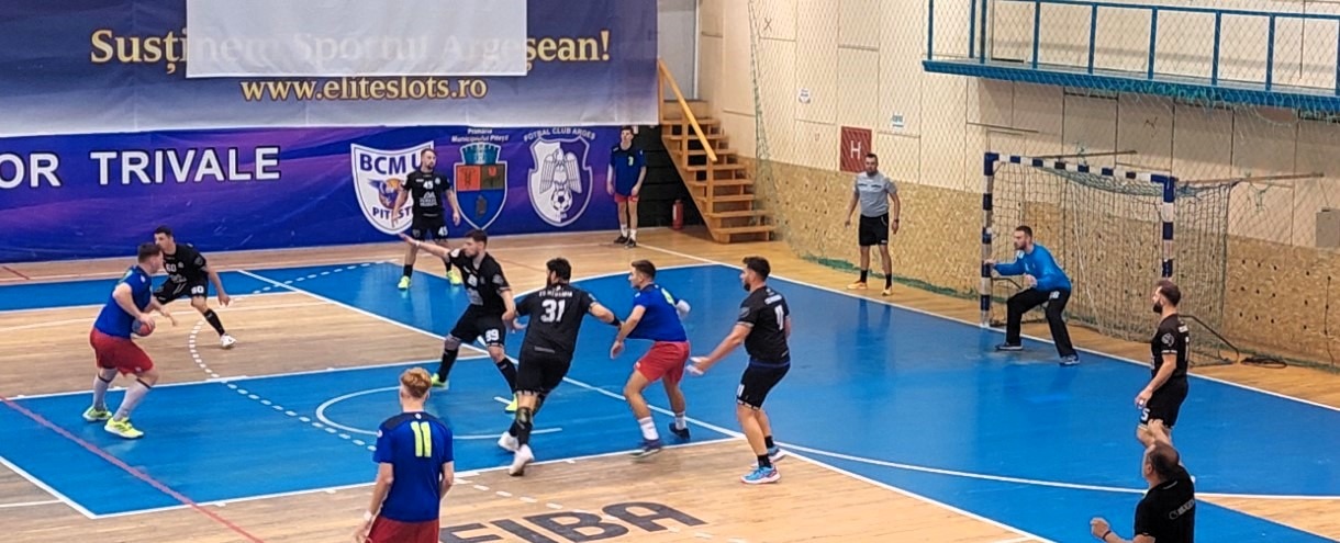 CSU Piteşti – CS Medgidia 28-32, în runda a doua din divizia A la handbal masculin