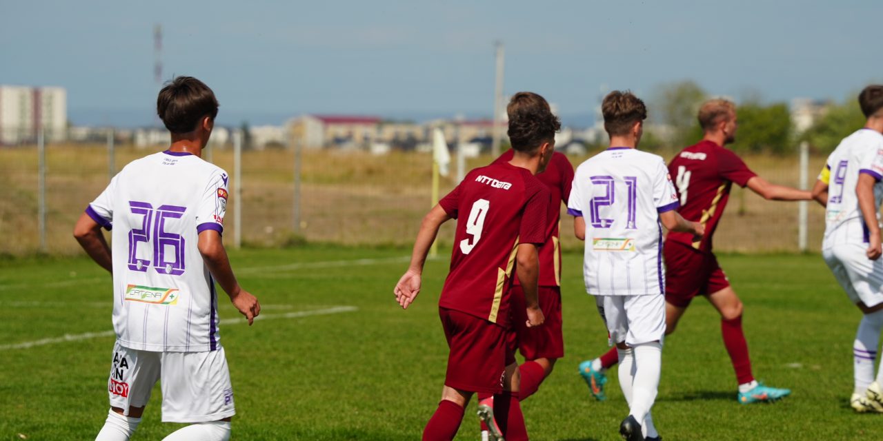 FC Argeş a rămas pe podium în Liga de Tineret, chiar dacă a pierdut meciul cu CFR Cluj